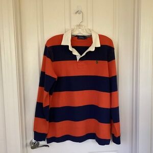 Polo Ralph Lauren Iconic Rugby Shirt mens M Chicago Bears University of Illinois
